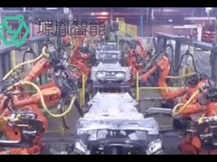 Dây chuyền sản xuất lắp ráp hoàn toàn tự động thông minh trong nhà máy ô tô