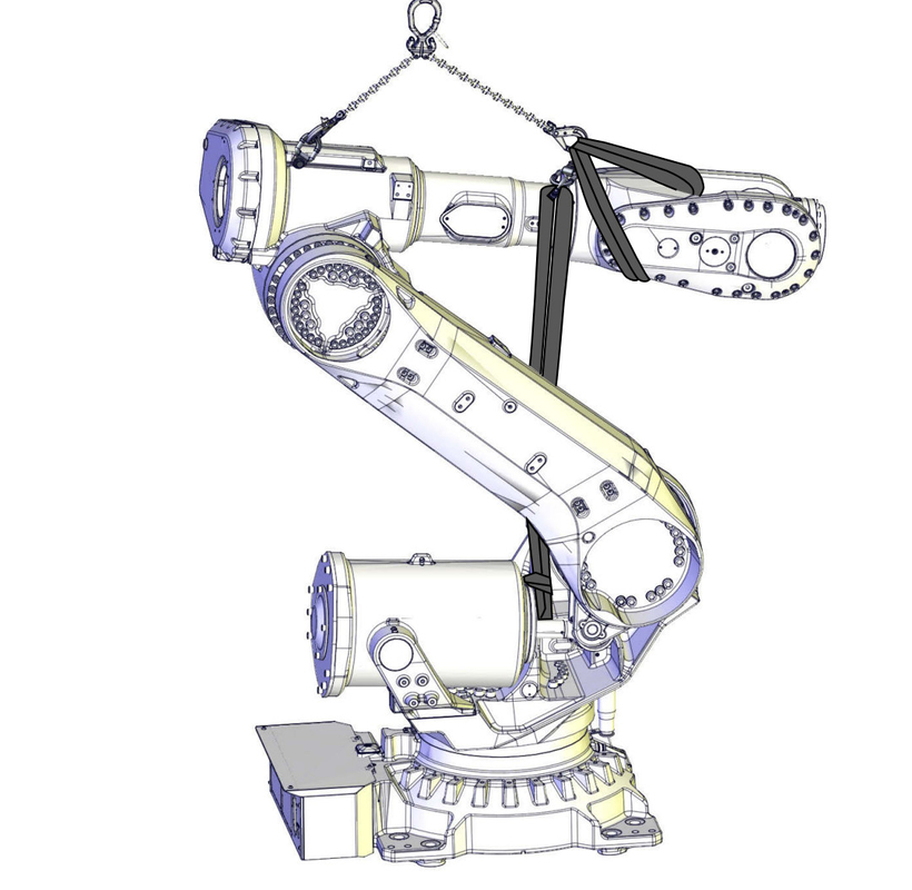 ABB IRB 6700 Cánh tay robot nhỏ Tải trọng 300kg Nắm vật nặng Khoảng cách 2,7m