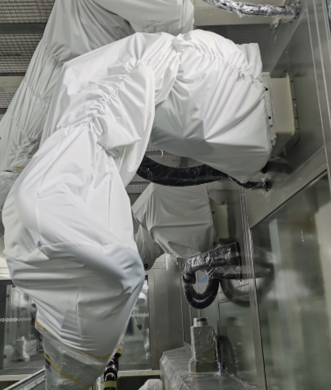 ABB Robot Cover Quần áo bảo hộ chống cháy trong Xưởng sơn nhà máy ô tô