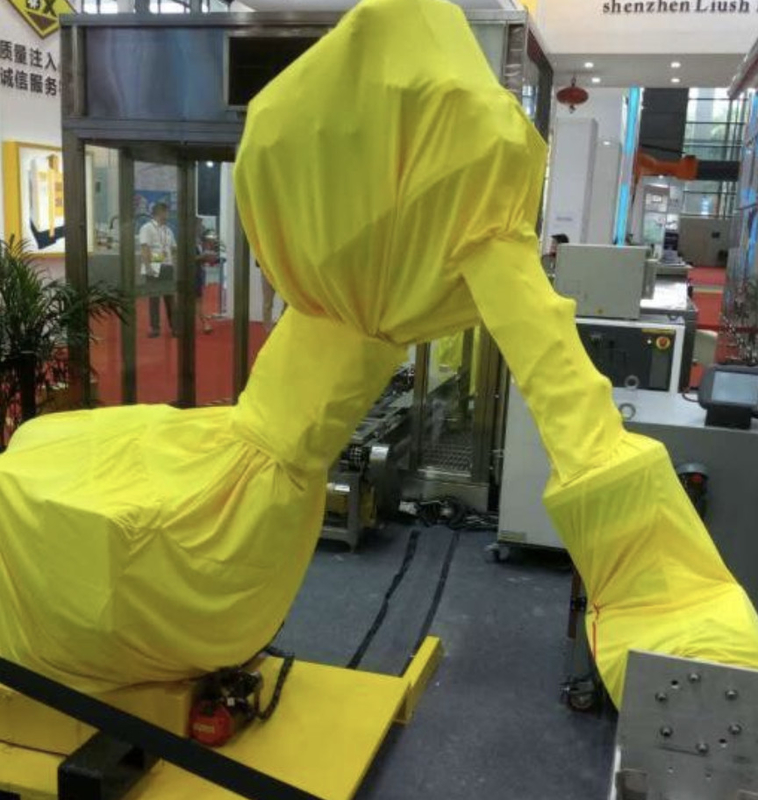 Fanuc Paint Vỏ Robot làm bằng vải đàn hồi cao thích ứng với các chuyển động mở rộng CCC