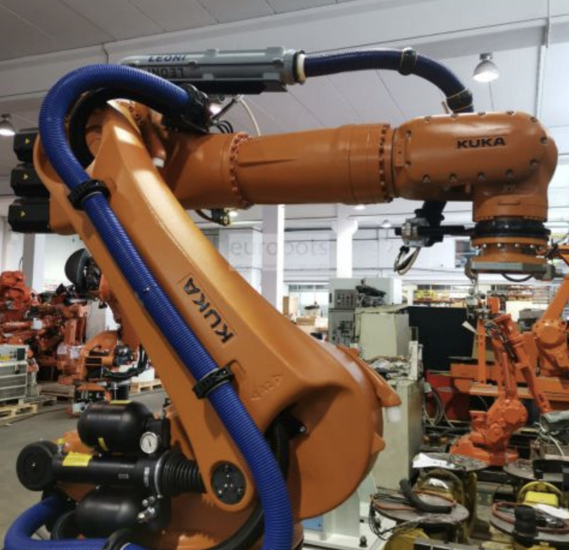 Kuka Kr 500 Cánh tay rô-bốt 6 trục để sản xuất Xử lý các bộ phận nặng lớn 500kg