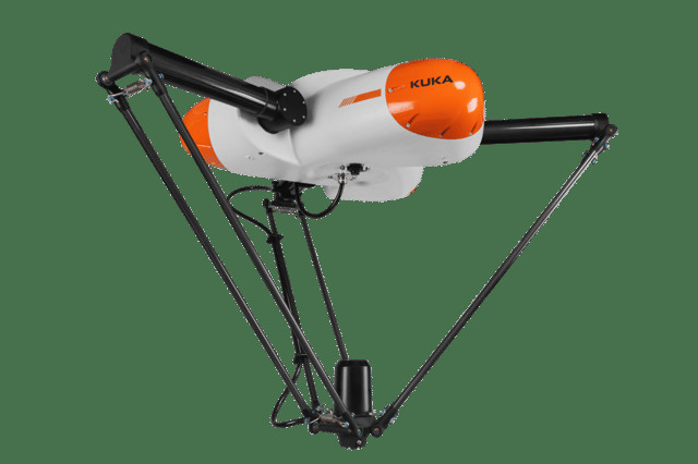 Hệ thống cánh tay rô bốt Kuka hạng nặng dành cho rô bốt KR DELTA trong việc xử lý bao bì 7 cánh tay Dof