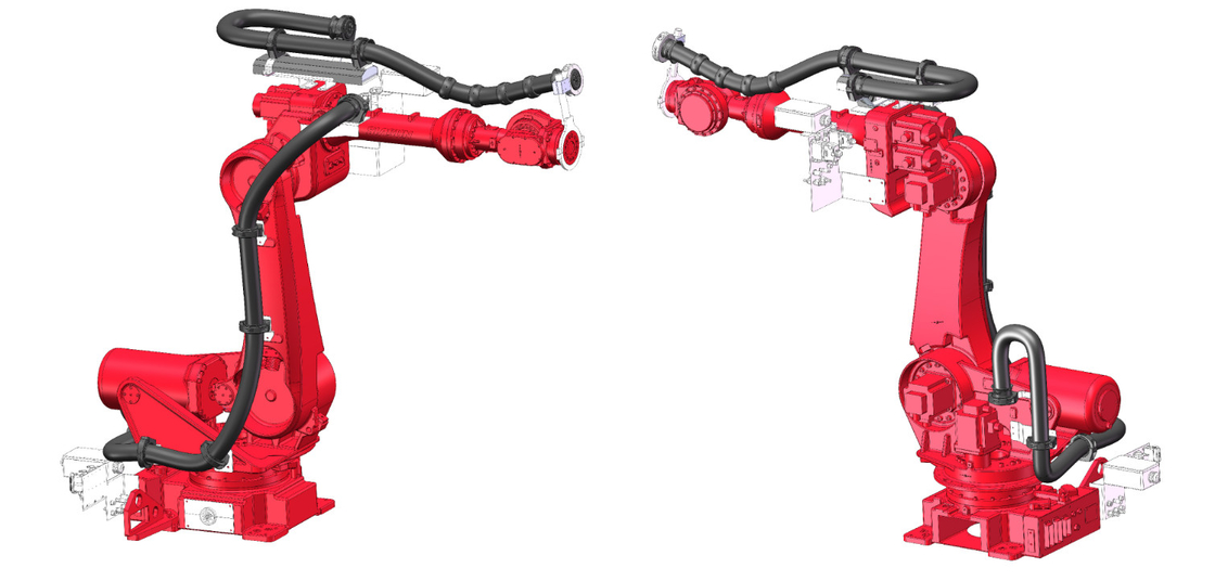 ABB 6640 Robot Dress Package Thiết bị hàn dài hơn Tuổi thọ từ một đến sáu đường ống trục