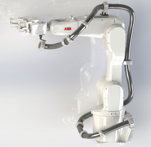 ABB 6640 Robot Dress Package Thiết bị hàn dài hơn Tuổi thọ từ một đến sáu đường ống trục