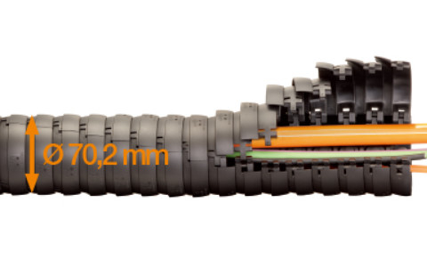 Cable Robot Dress Pack Ống sóng gia cố có khả năng chống mài mòn chống tia cực tím
