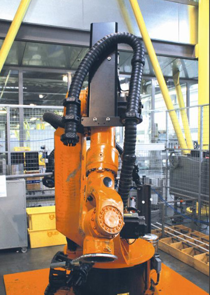 Cable Robot Dress Pack Ống sóng gia cố có khả năng chống mài mòn chống tia cực tím