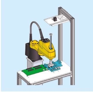Giải pháp Giá cánh tay rô-bốt Fanuc Theo dõi trực quan thấp đối với phôi ngẫu nhiên bị rối loạn