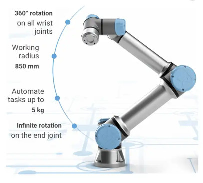 Kẹp gắp Ur5 Kẹp gắp robot đa năng Kẹp gắp cánh tay khí nén để siết chặt chai phân loại Cobot