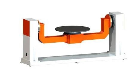 Bộ định vị Robot hàn Biaxial Abb Bàn xoay 1200x1200 380v 50-60hz Tải trọng trục 100-1000kg