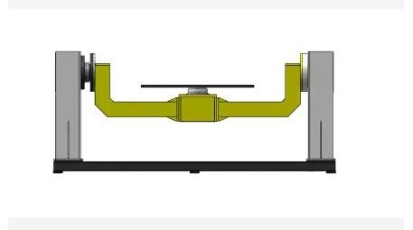 Bộ định vị Robot hàn Biaxial Abb Bàn xoay 1200x1200 380v 50-60hz Tải trọng trục 100-1000kg