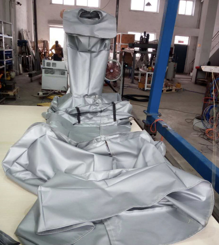 Vỏ giáp robot hợp tác chống nước, trừ các chất lỏng axit và ăn mòn