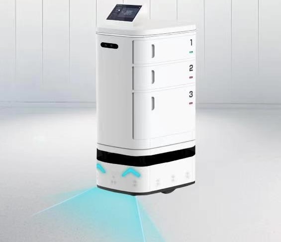 Robot di động tự động chính xác cao với tải trọng 50kg và phạm vi phát hiện 0,2M - 10M