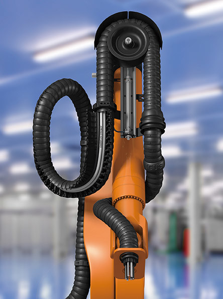 Phân tích / Phân chia loại cài đặt Robot Dress Pack Cable Pipeline Package