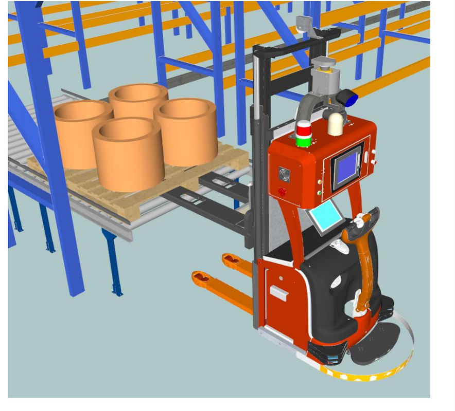 WMS và dây chuyền sản xuất cảm biến thông minh lái xe cho bộ phận hậu cần