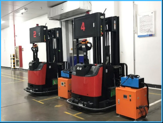 Máy nâng robot AGV Tốc độ điều chỉnh 0-1500mm/s 270kg Tự trọng CE chứng nhận